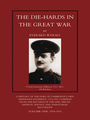 cover image of The Die-Hards in the Great War, Volume 1